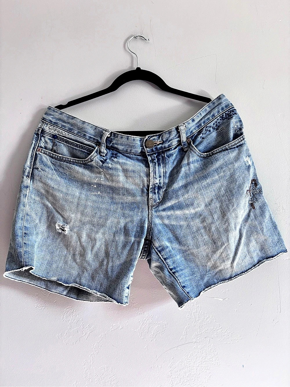 GAP Vintage Distressed Denim Jean Shorts Waist 30